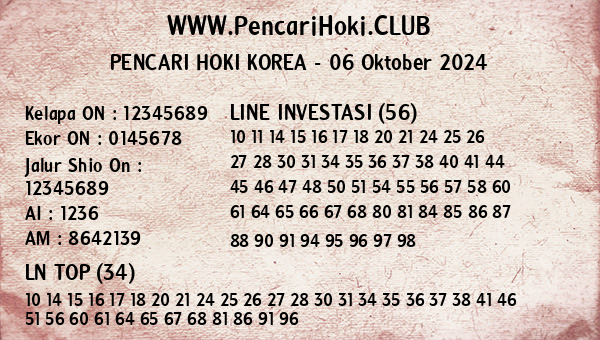 Prediksi Korea