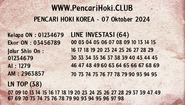 Prediksi Korea