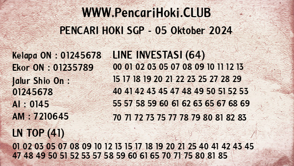 Prediksi SGP